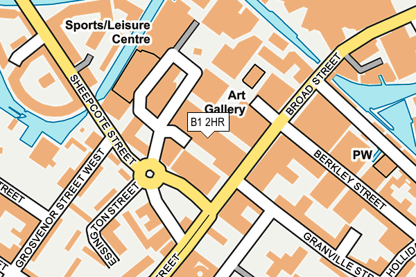 B1 2HR map - OS OpenMap – Local (Ordnance Survey) B1 2HR map - OS OpenMap – Local (Ordnance Survey)
