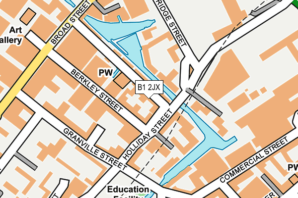B1 2JX map - OS OpenMap – Local (Ordnance Survey) B1 2JX map - OS OpenMap – Local (Ordnance Survey)