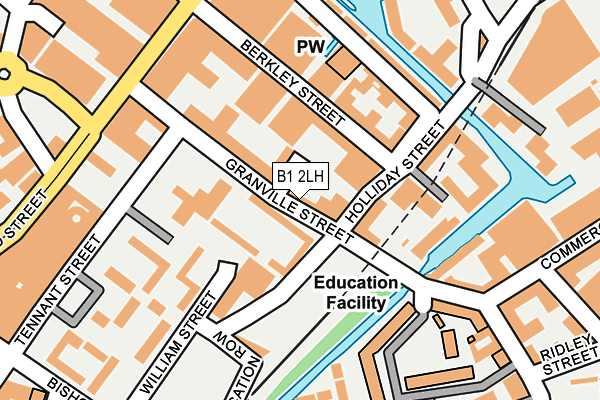 B1 2LH map - OS OpenMap – Local (Ordnance Survey) B1 2LH map - OS OpenMap – Local (Ordnance Survey)