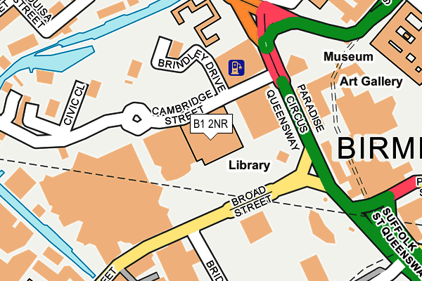 B1 2NR map - OS OpenMap – Local (Ordnance Survey) B1 2NR map - OS OpenMap – Local (Ordnance Survey)