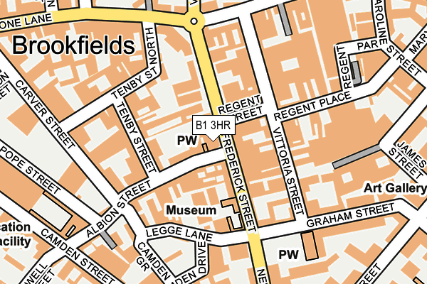 B1 3HR map - OS OpenMap – Local (Ordnance Survey) B1 3HR map - OS OpenMap – Local (Ordnance Survey)