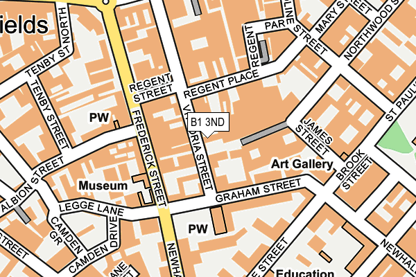 B1 3ND map - OS OpenMap – Local (Ordnance Survey) B1 3ND map - OS OpenMap – Local (Ordnance Survey)