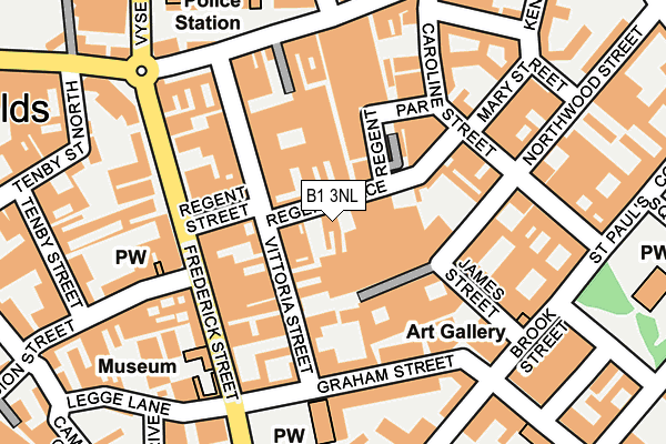 B1 3NL map - OS OpenMap – Local (Ordnance Survey) B1 3NL map - OS OpenMap – Local (Ordnance Survey)
