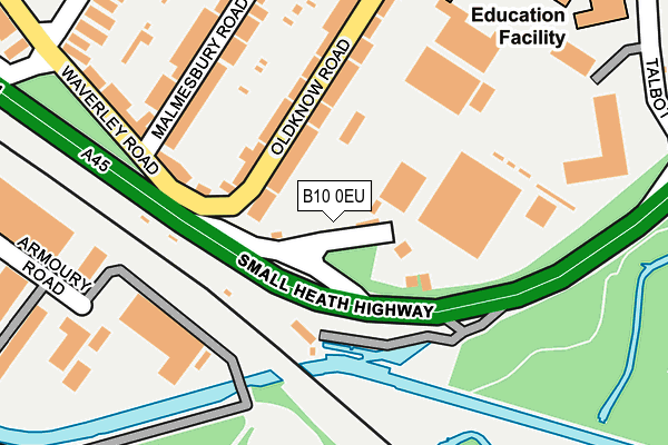 B10 0EU map - OS OpenMap – Local (Ordnance Survey) B10 0EU map - OS OpenMap – Local (Ordnance Survey)