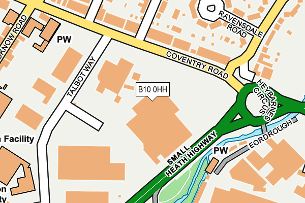 B10 0HH map - OS OpenMap – Local (Ordnance Survey) B10 0HH map - OS OpenMap – Local (Ordnance Survey)