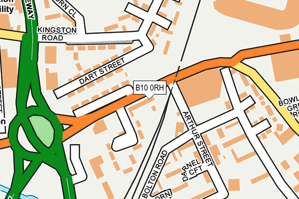 B10 0RH map - OS OpenMap – Local (Ordnance Survey) B10 0RH map - OS OpenMap – Local (Ordnance Survey)