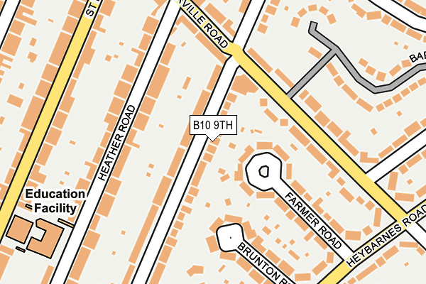 B10 9TH map - OS OpenMap – Local (Ordnance Survey) B10 9TH map - OS OpenMap – Local (Ordnance Survey)