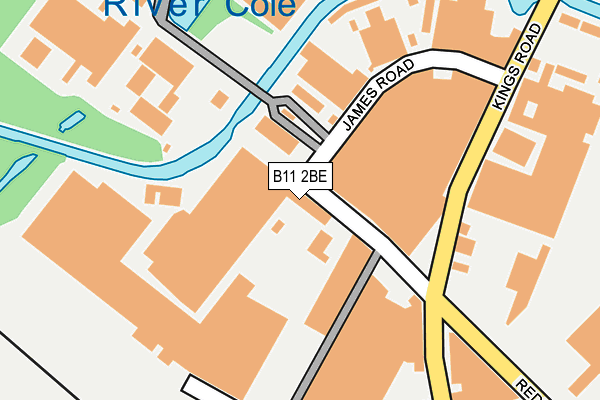 B11 2BE map - OS OpenMap – Local (Ordnance Survey) B11 2BE map - OS OpenMap – Local (Ordnance Survey)