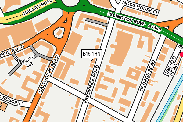 B15 1HN map - OS OpenMap – Local (Ordnance Survey) B15 1HN map - OS OpenMap – Local (Ordnance Survey)