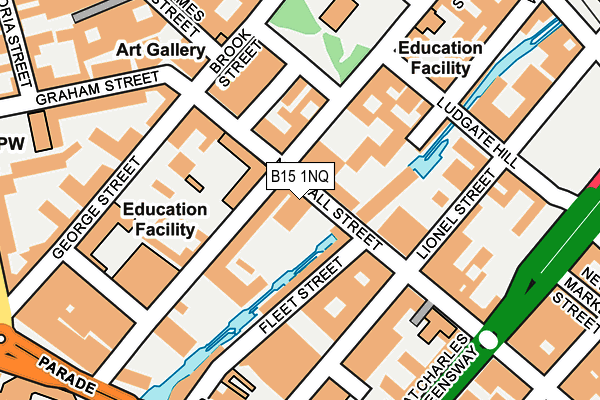 B15 1NQ map - OS OpenMap – Local (Ordnance Survey) B15 1NQ map - OS OpenMap – Local (Ordnance Survey)