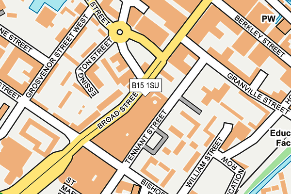 B15 1SU map - OS OpenMap – Local (Ordnance Survey) B15 1SU map - OS OpenMap – Local (Ordnance Survey)