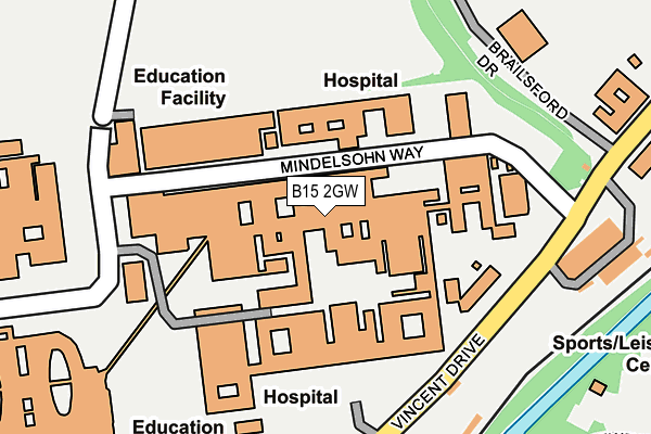 B15 2GW map - OS OpenMap – Local (Ordnance Survey) B15 2GW map - OS OpenMap – Local (Ordnance Survey)
