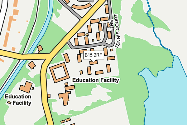 B15 2RF map - OS OpenMap – Local (Ordnance Survey) B15 2RF map - OS OpenMap – Local (Ordnance Survey)