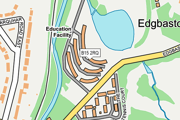 B15 2RQ map - OS OpenMap – Local (Ordnance Survey) B15 2RQ map - OS OpenMap – Local (Ordnance Survey)