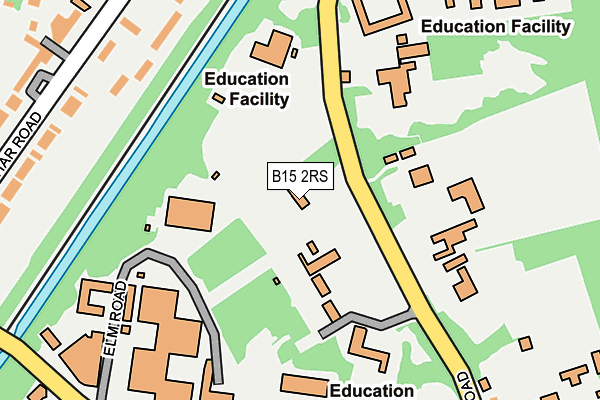 B15 2RS map - OS OpenMap – Local (Ordnance Survey) B15 2RS map - OS OpenMap – Local (Ordnance Survey)