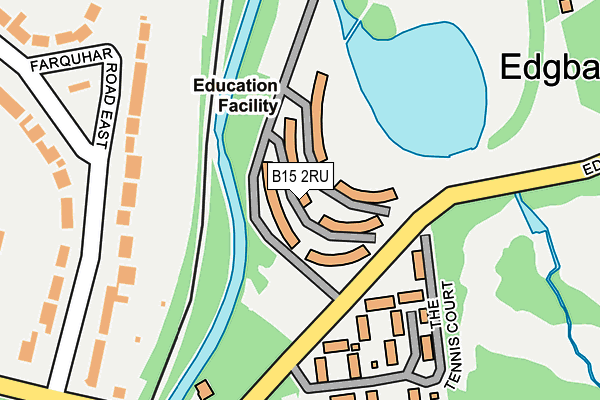 B15 2RU map - OS OpenMap – Local (Ordnance Survey) B15 2RU map - OS OpenMap – Local (Ordnance Survey)