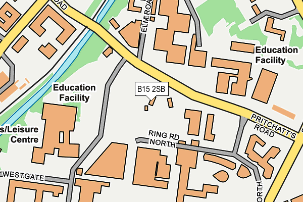 B15 2SB map - OS OpenMap – Local (Ordnance Survey) B15 2SB map - OS OpenMap – Local (Ordnance Survey)