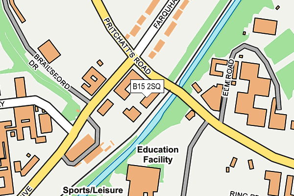 B15 2SQ map - OS OpenMap – Local (Ordnance Survey) B15 2SQ map - OS OpenMap – Local (Ordnance Survey)