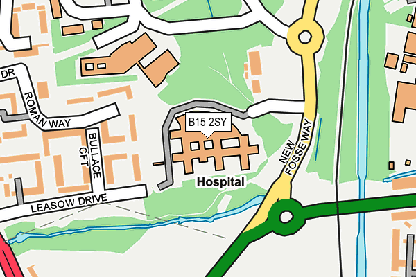 B15 2SY map - OS OpenMap – Local (Ordnance Survey) B15 2SY map - OS OpenMap – Local (Ordnance Survey)