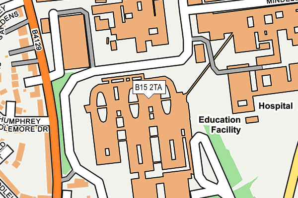 B15 2TA map - OS OpenMap – Local (Ordnance Survey) B15 2TA map - OS OpenMap – Local (Ordnance Survey)