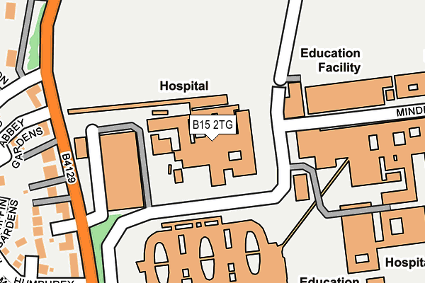 B15 2TG map - OS OpenMap – Local (Ordnance Survey) B15 2TG map - OS OpenMap – Local (Ordnance Survey)