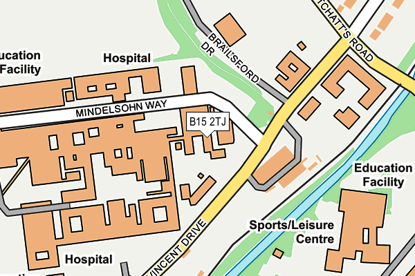 B15 2TJ map - OS OpenMap – Local (Ordnance Survey) B15 2TJ map - OS OpenMap – Local (Ordnance Survey)
