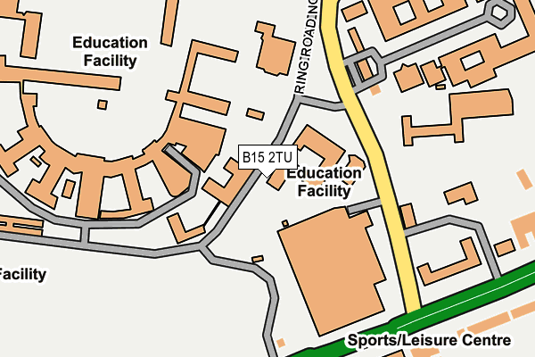 B15 2TU map - OS OpenMap – Local (Ordnance Survey) B15 2TU map - OS OpenMap – Local (Ordnance Survey)