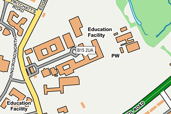 B15 2UA map - OS OpenMap – Local (Ordnance Survey) B15 2UA map - OS OpenMap – Local (Ordnance Survey)