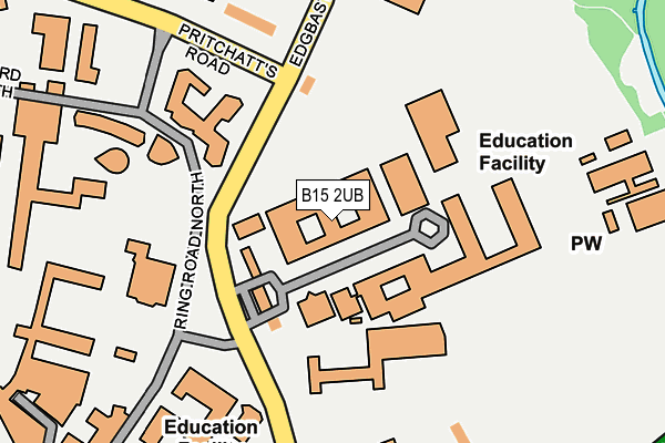 B15 2UB map - OS OpenMap – Local (Ordnance Survey) B15 2UB map - OS OpenMap – Local (Ordnance Survey)