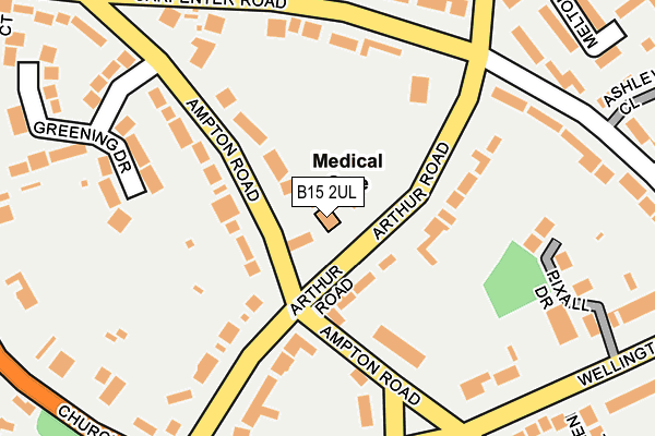 B15 2UL map - OS OpenMap – Local (Ordnance Survey) B15 2UL map - OS OpenMap – Local (Ordnance Survey)