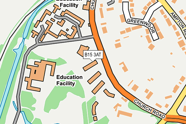 B15 3AT map - OS OpenMap – Local (Ordnance Survey) B15 3AT map - OS OpenMap – Local (Ordnance Survey)