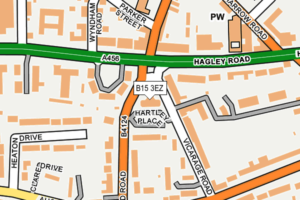 B15 3EZ map - OS OpenMap – Local (Ordnance Survey) B15 3EZ map - OS OpenMap – Local (Ordnance Survey)