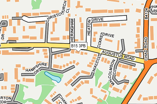 B15 3PB map - OS OpenMap – Local (Ordnance Survey) B15 3PB map - OS OpenMap – Local (Ordnance Survey)