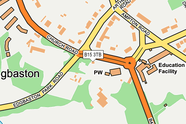 B15 3TB map - OS OpenMap – Local (Ordnance Survey) B15 3TB map - OS OpenMap – Local (Ordnance Survey)