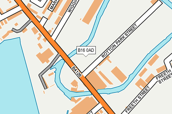 B16 0AD map - OS OpenMap – Local (Ordnance Survey) B16 0AD map - OS OpenMap – Local (Ordnance Survey)