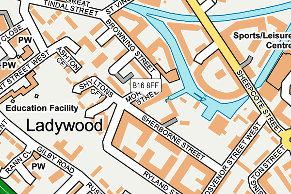 B16 8FF map - OS OpenMap – Local (Ordnance Survey) B16 8FF map - OS OpenMap – Local (Ordnance Survey)
