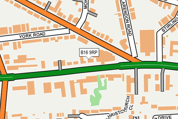B16 9RP map - OS OpenMap – Local (Ordnance Survey) B16 9RP map - OS OpenMap – Local (Ordnance Survey)