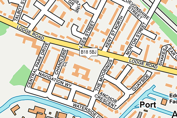 B18 5BJ map - OS OpenMap – Local (Ordnance Survey) B18 5BJ map - OS OpenMap – Local (Ordnance Survey)