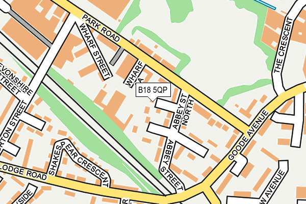 B18 5QP map - OS OpenMap – Local (Ordnance Survey) B18 5QP map - OS OpenMap – Local (Ordnance Survey)