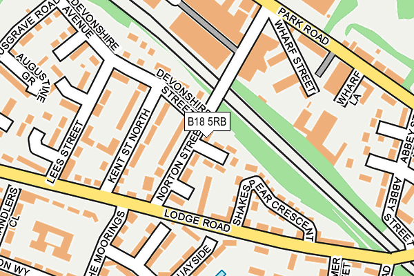 B18 5RB map - OS OpenMap – Local (Ordnance Survey) B18 5RB map - OS OpenMap – Local (Ordnance Survey)