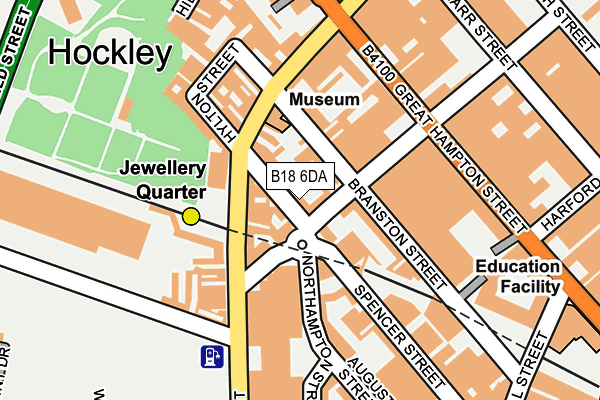 B18 6DA map - OS OpenMap – Local (Ordnance Survey) B18 6DA map - OS OpenMap – Local (Ordnance Survey)