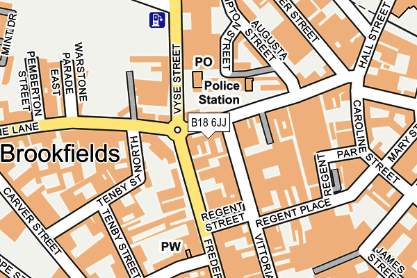 B18 6JJ map - OS OpenMap – Local (Ordnance Survey) B18 6JJ map - OS OpenMap – Local (Ordnance Survey)