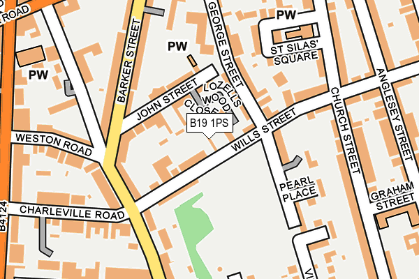 B19 1PS map - OS OpenMap – Local (Ordnance Survey) B19 1PS map - OS OpenMap – Local (Ordnance Survey)
