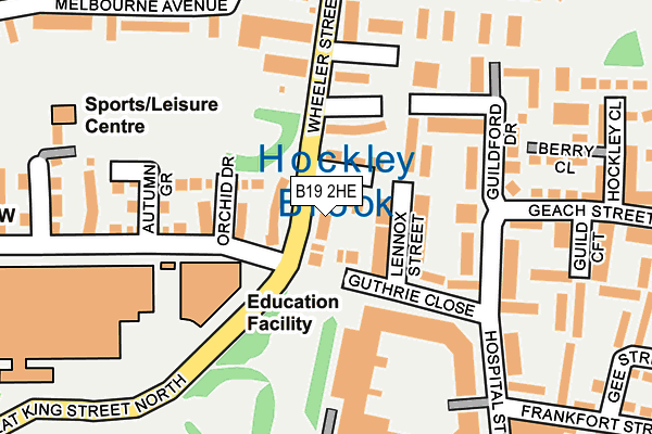 B19 2HE map - OS OpenMap – Local (Ordnance Survey) B19 2HE map - OS OpenMap – Local (Ordnance Survey)