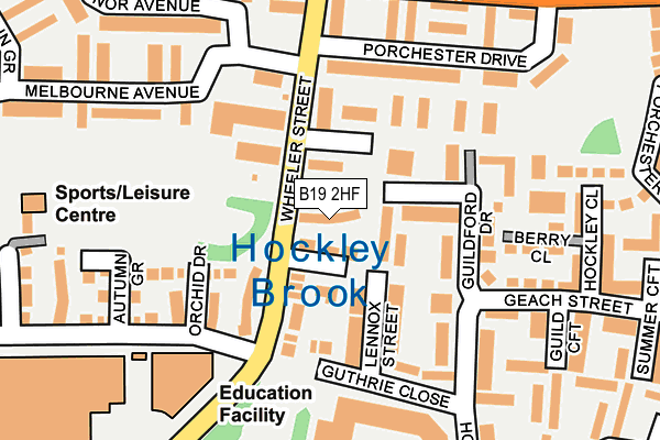 B19 2HF map - OS OpenMap – Local (Ordnance Survey) B19 2HF map - OS OpenMap – Local (Ordnance Survey)