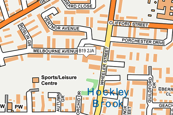 B19 2JA map - OS OpenMap – Local (Ordnance Survey) B19 2JA map - OS OpenMap – Local (Ordnance Survey)