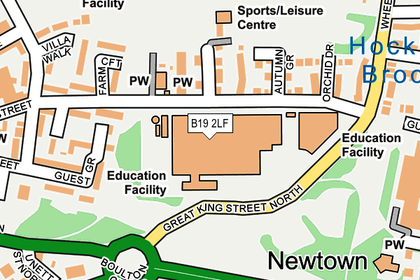 B19 2LF map - OS OpenMap – Local (Ordnance Survey) B19 2LF map - OS OpenMap – Local (Ordnance Survey)