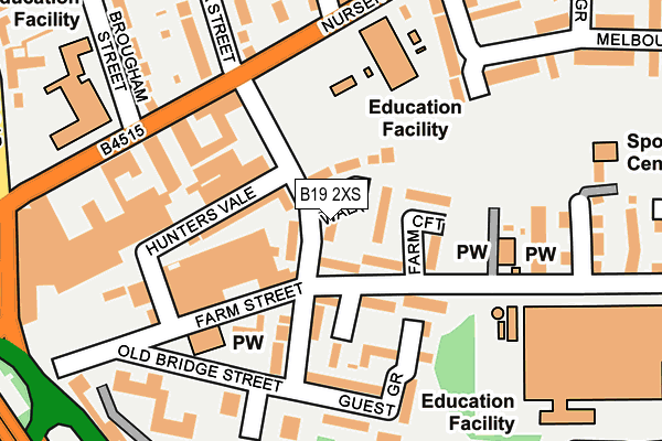 B19 2XS map - OS OpenMap – Local (Ordnance Survey) B19 2XS map - OS OpenMap – Local (Ordnance Survey)