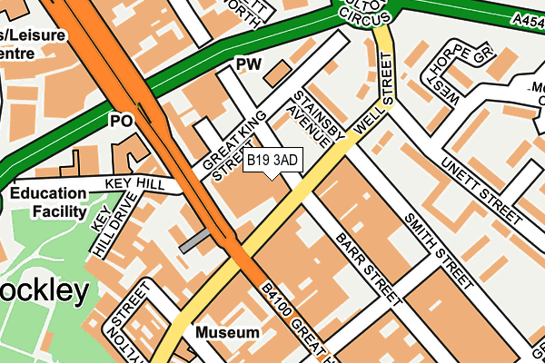 B19 3AD map - OS OpenMap – Local (Ordnance Survey) B19 3AD map - OS OpenMap – Local (Ordnance Survey)