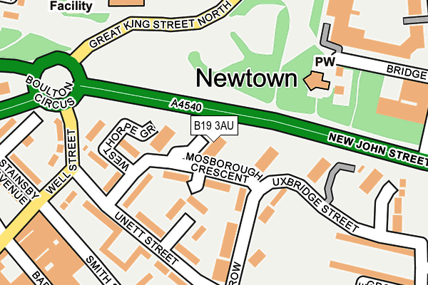 B19 3AU map - OS OpenMap – Local (Ordnance Survey) B19 3AU map - OS OpenMap – Local (Ordnance Survey)